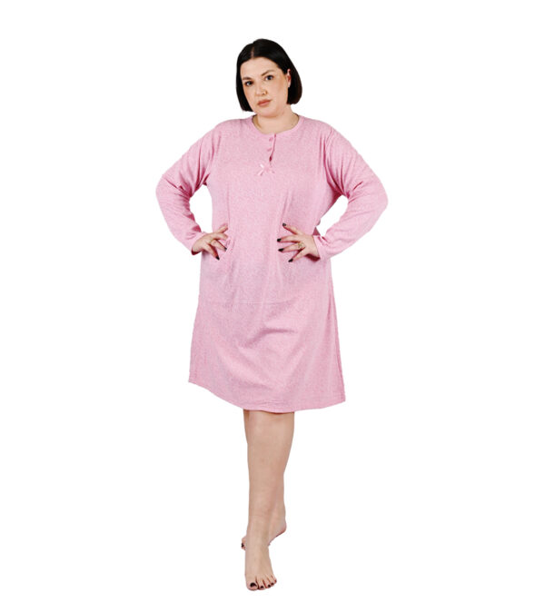 Winter nightgown plus size