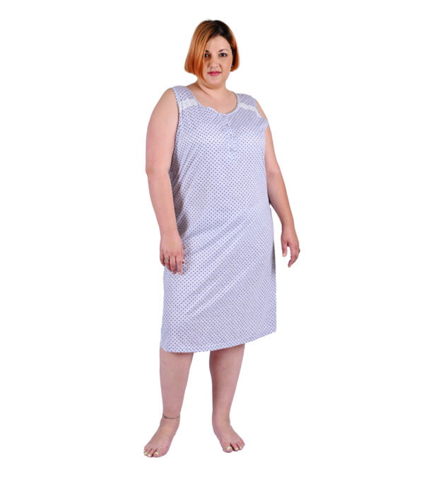 Summer nightgown with wide strap