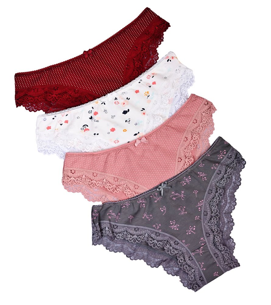 Πακέτο κυλοτάκια με δαντέλα