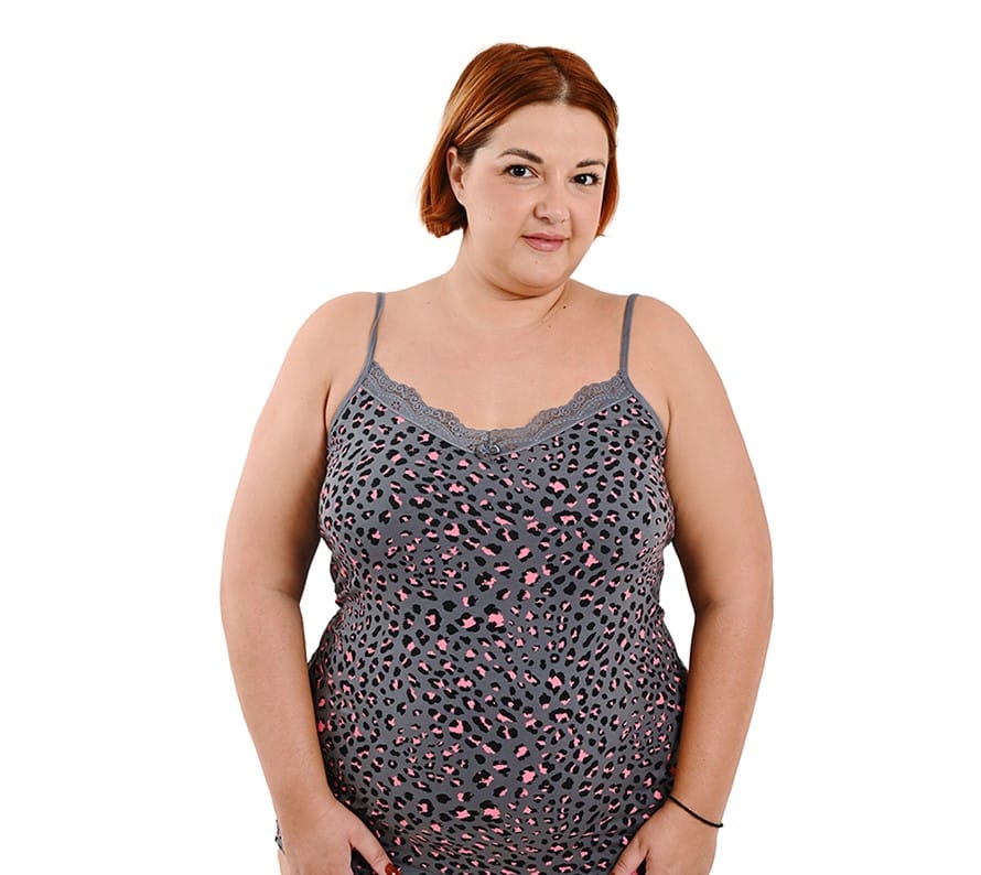 Women's undershirt animal print