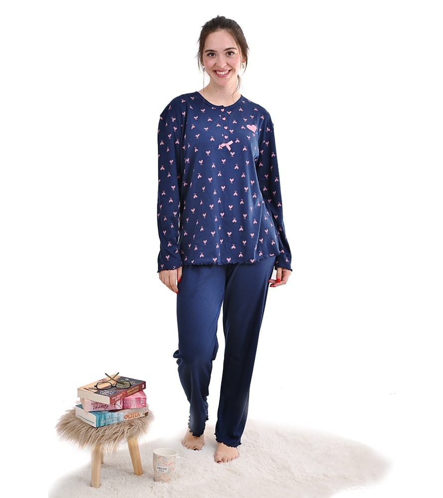 Γυναικεία πυτζαμα μεγάλο μέγεθος