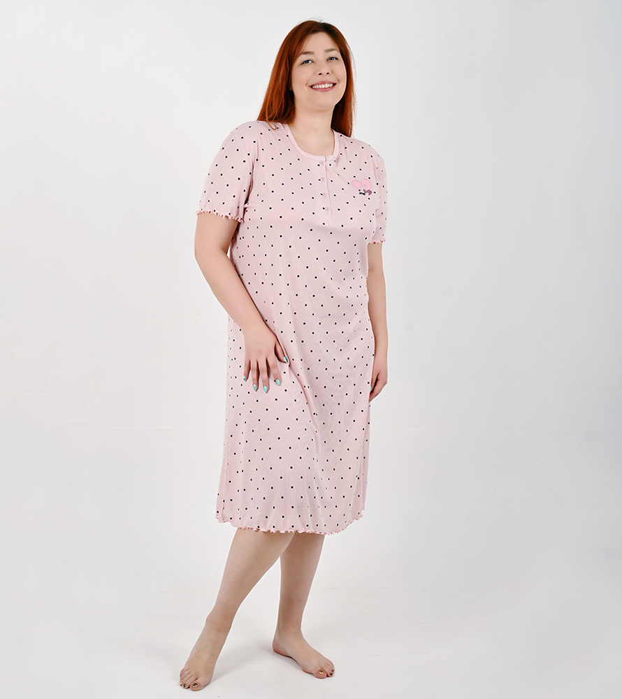 SOF_3484 Summer nightgown plus size