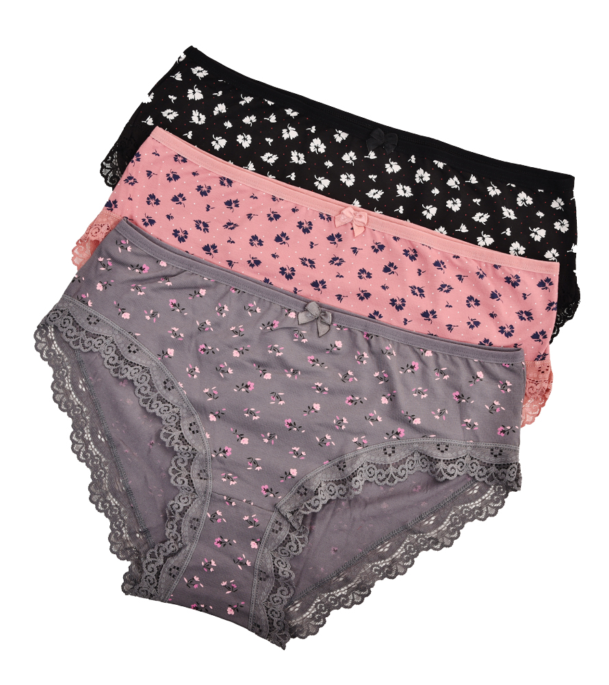 Highwaist slips with print