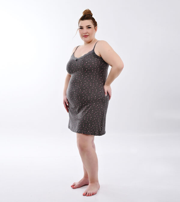 Plus size νυχτικό βαμβακερό