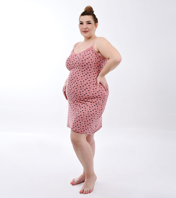 Plus size νυχτικό λεπτή τιράντα