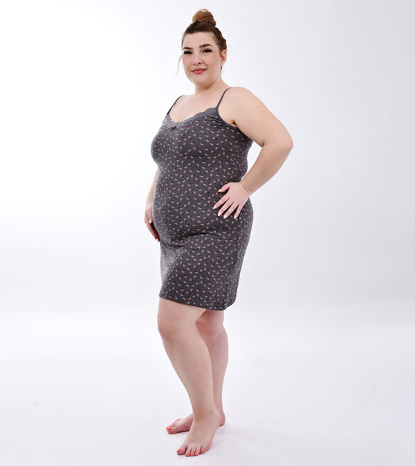 Γυναικείο καλοκαιρινό plus size νυχτικό