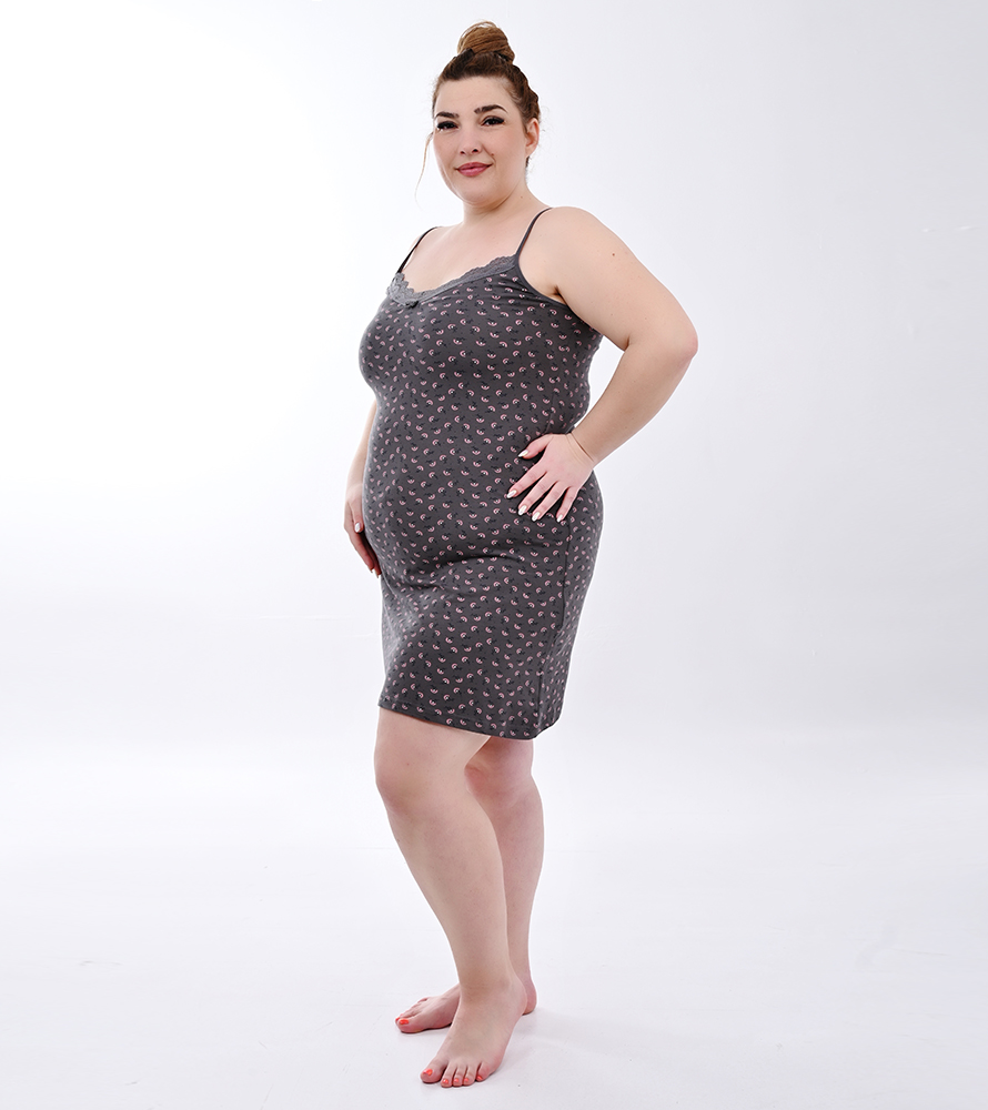 Γυναικείο καλοκαιρινό plus size νυχτικό