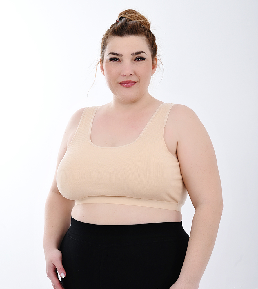 Women's bustier in plus size