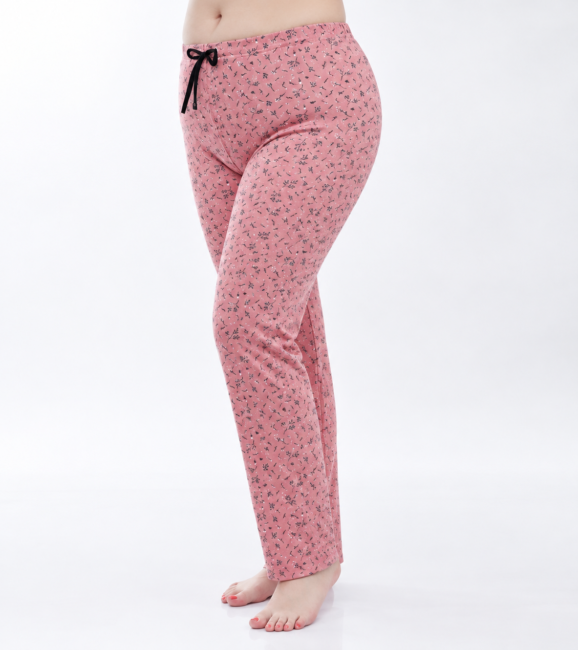 Plus size cotton pajama pants