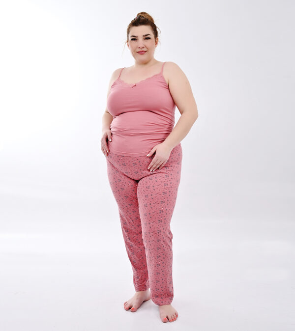 Plus size παντελόνι πυτζάμας