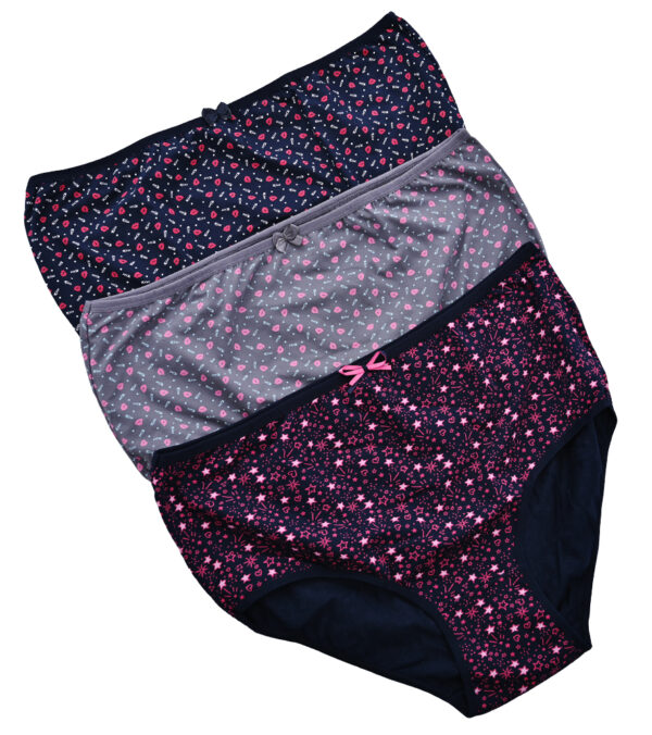 Pack of 3 women's cotton panties